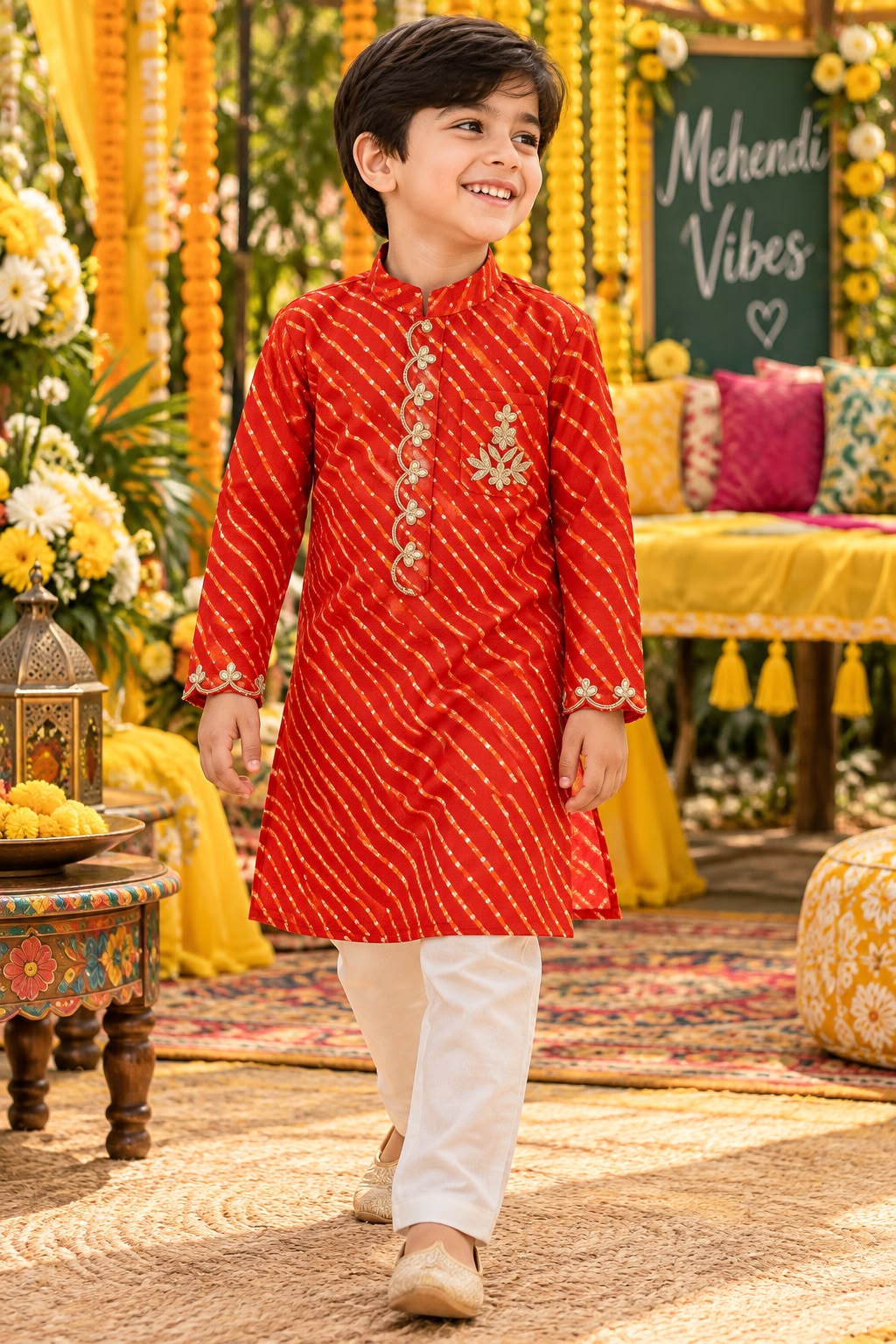 Shubh Aarambh Boy Kurta Set